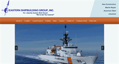 Desktop Screenshot of easternshipbuilding.com